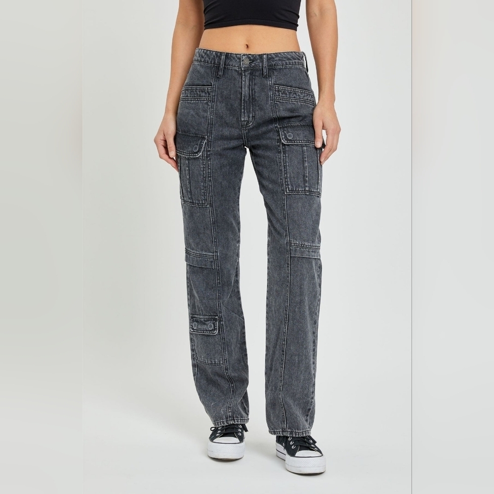Hidden Jeans Tracey Cargo Straight denim Jean